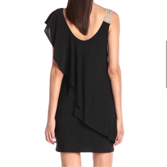 🌹NWOT/BETSY & ADAMS RUFFLE DRESS - Picture 2 of 9